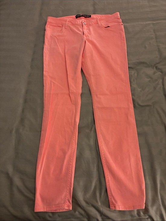 Express Denim - Express Coral Skinny Jeans